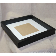 8x8 wholesale 3d wooden black white antique deep photo  shadow box frame